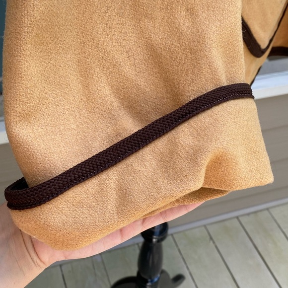 Vintage 70s Hooded Belted Cape Coat Jacket - Picture 6 of 13